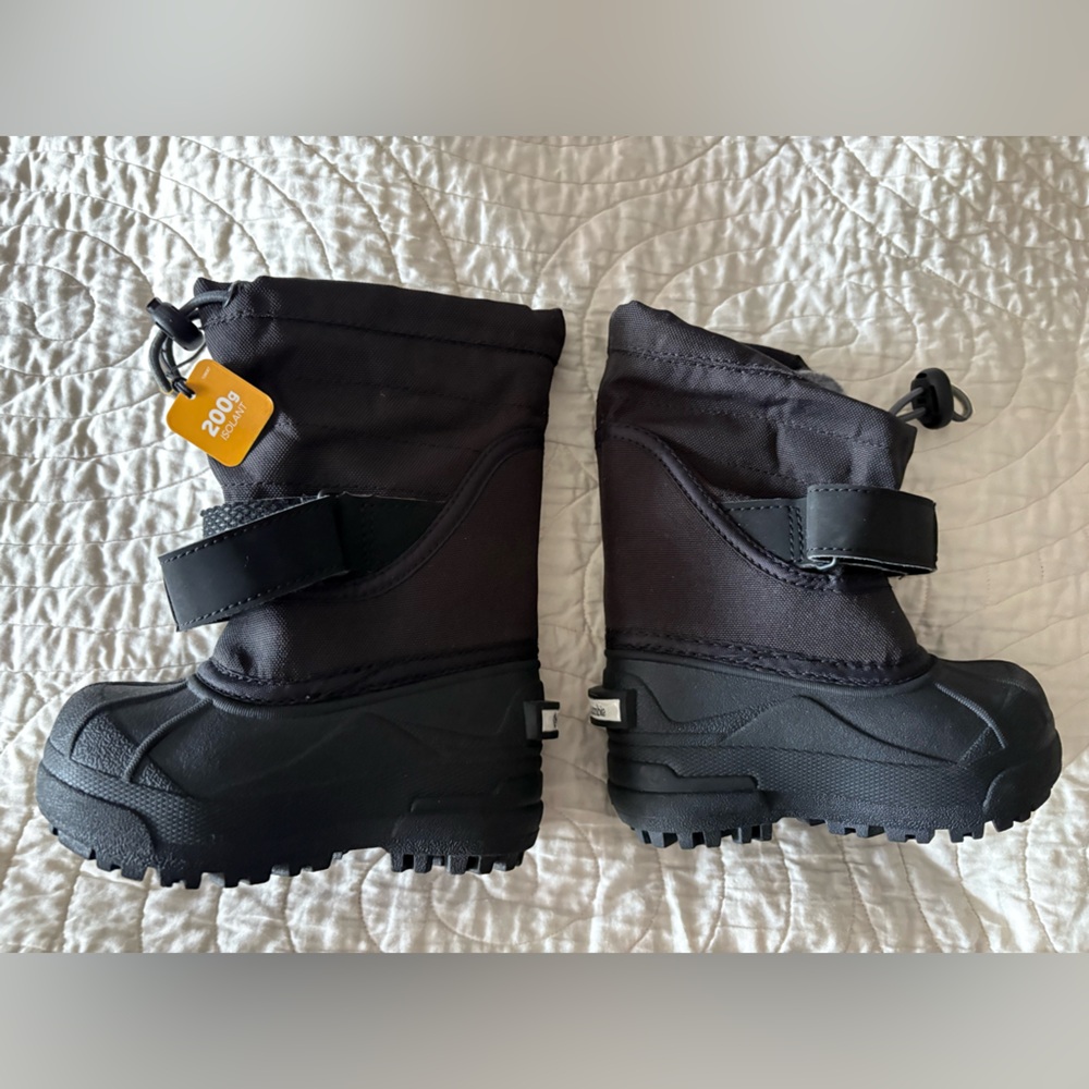 Columbia Black Winter Snow Boots for Toddler